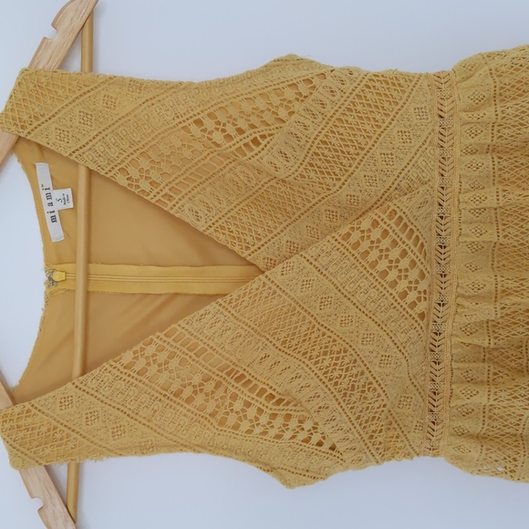 Miami S Yellow Summer Dress, Sleeveless, Knee Length - Picture 5 of 11